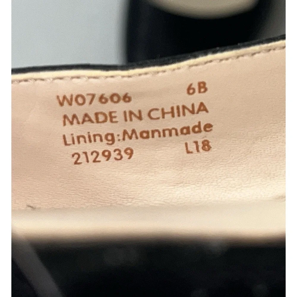 Cole Haan Flats Women's 6 Black Bambra Skimmer D'orsay‎ Professional Classic